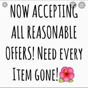 Please make a reasonable offer!